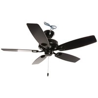 Hunter Fan Company 53351 Casual Sea Wind Matte Black Ceiling Fan  48" - B01CDFZ568